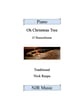 Oh Christmas Tree piano sheet music cover